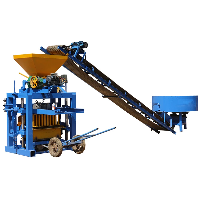 Qtj4-35 Semi Automatic Cement Block Making Machine Hollow Block Making Machine Construction Machines