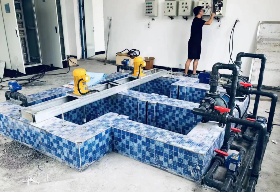 Automatic PAC PAM water treatment chemical sodium calcium hypochlorite granule dissolving and dosing system