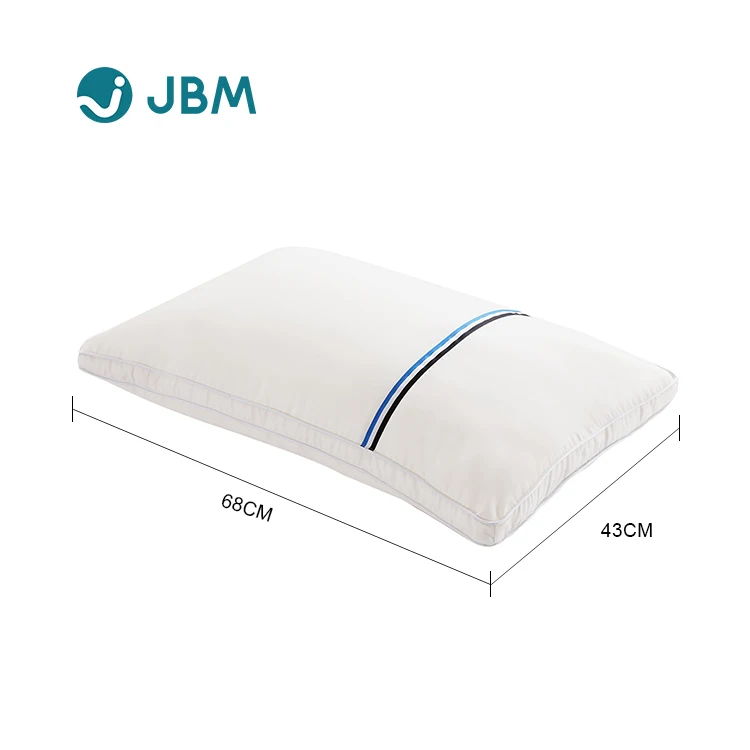Micro Fiber Memory Foam Pillow with 120G Knitted Fabric Gel Fiber Filling Cover pillow