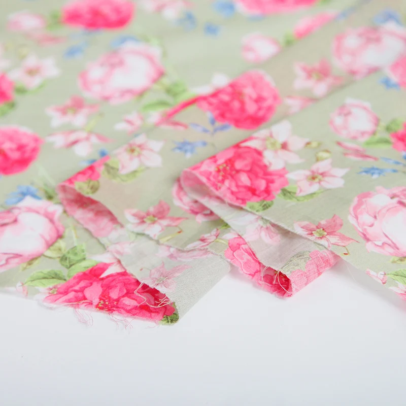 Wholesale 100% Cotton Poplin Digital Print Custom Print Fabric For Garment Dress household