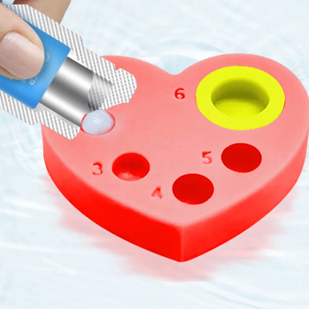 Silicone Tray for Eyelash and Eyebrow lifting Reusable Heart shape Lash extension tray Brow lamination tinting Lash lift palette