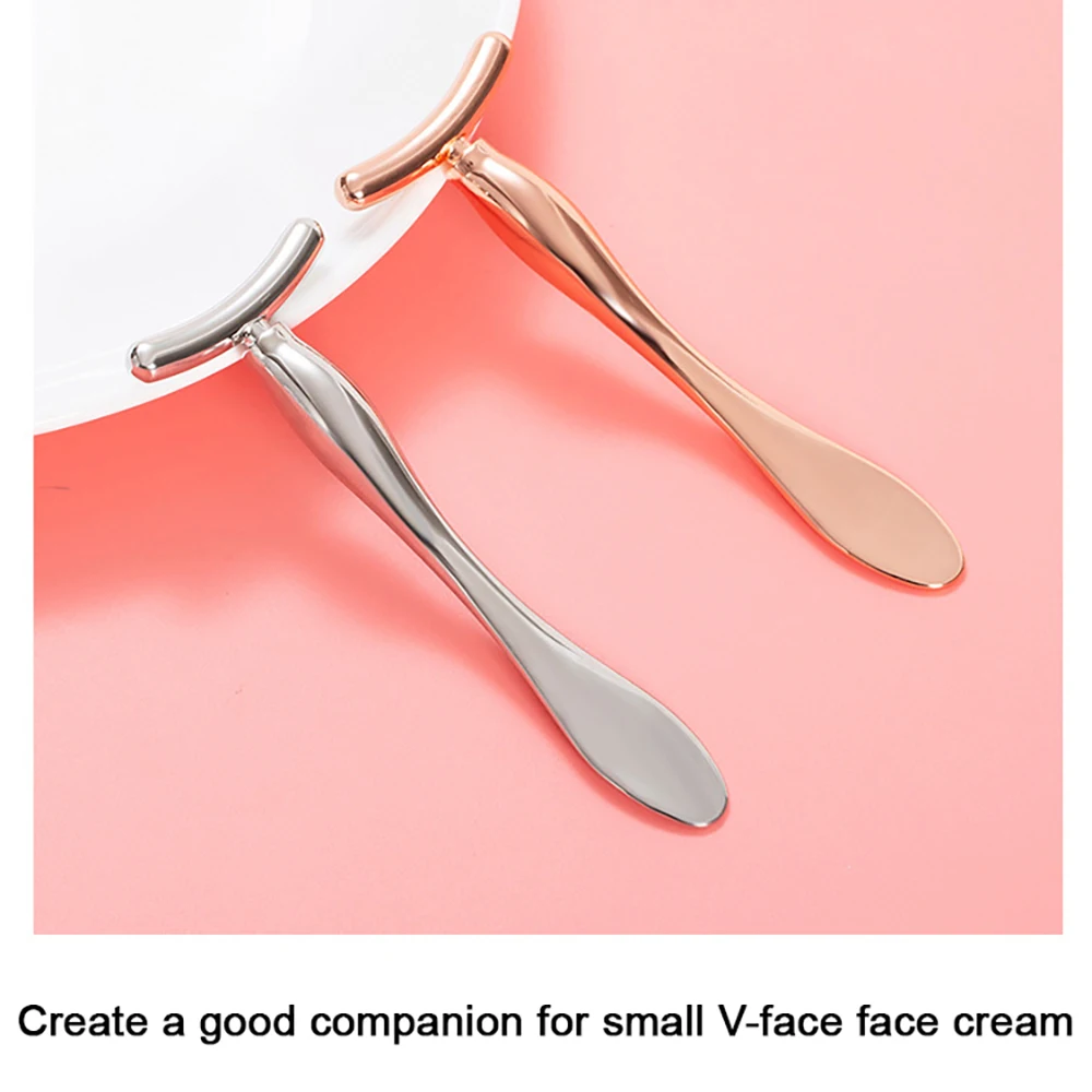 T-Shaped Reduce Dark Circles & Puffiness Facial Massage Tool Eye Cream Applicator Massage Stick Eye Serum Roller Ball