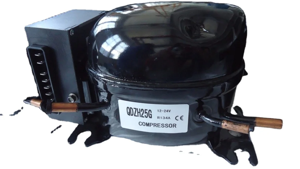 Retekool R600A R134a DC Compressor 12V 48v DC QDZH91G QDZH25G QDZH35G  ZH50G for Car Refrigerator Freezer