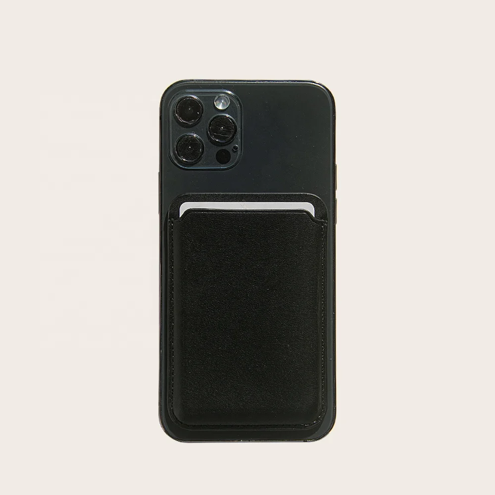 PU кожаный магнитный держатель для карт бумажник с RFID для iphone 14 15 Pro max