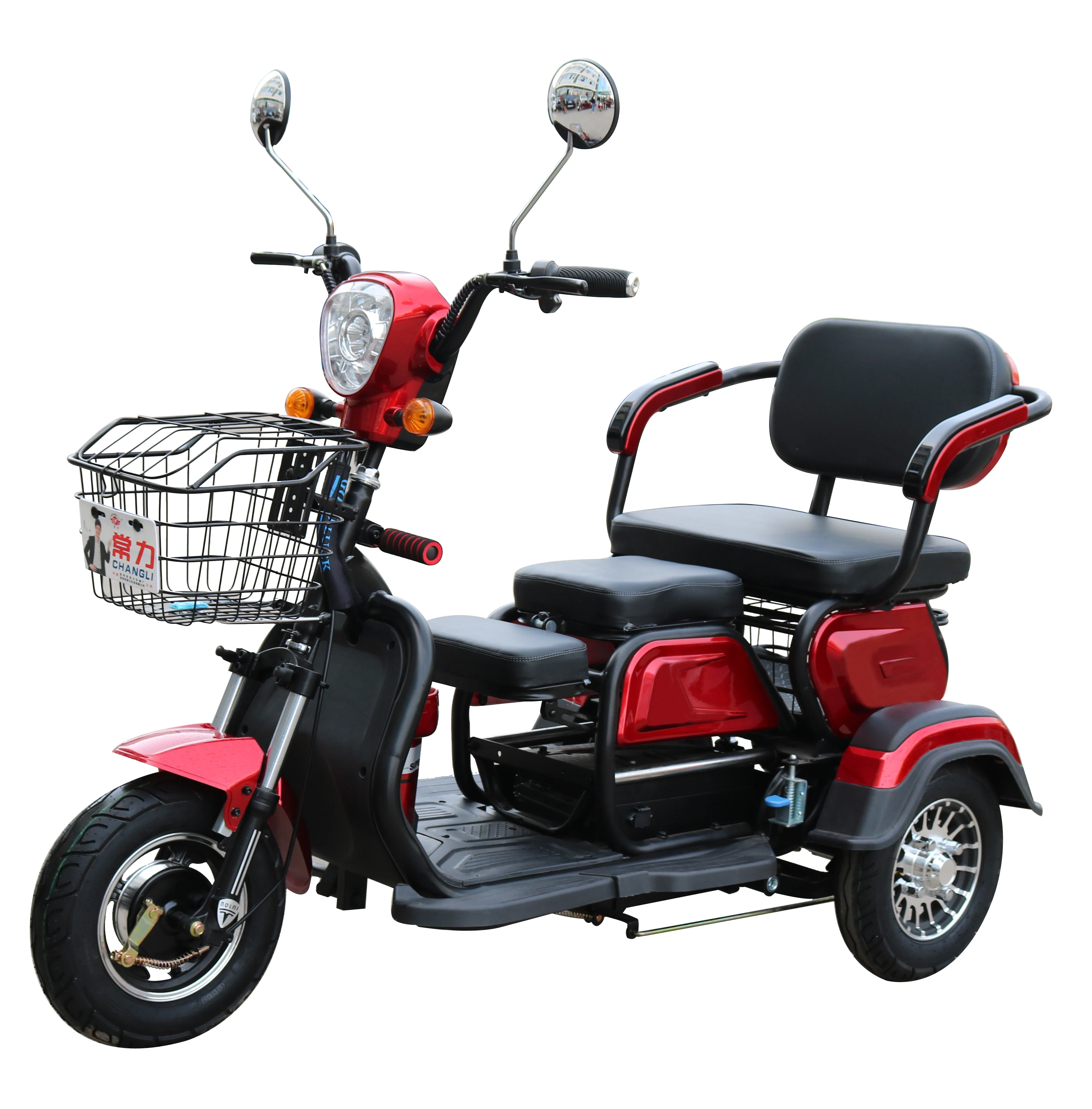 Мини 50cc высокое качество складной 3 колеса дешевые мобильность инвалидов взрослых пассажирский Электрический мопед скутер с педалями