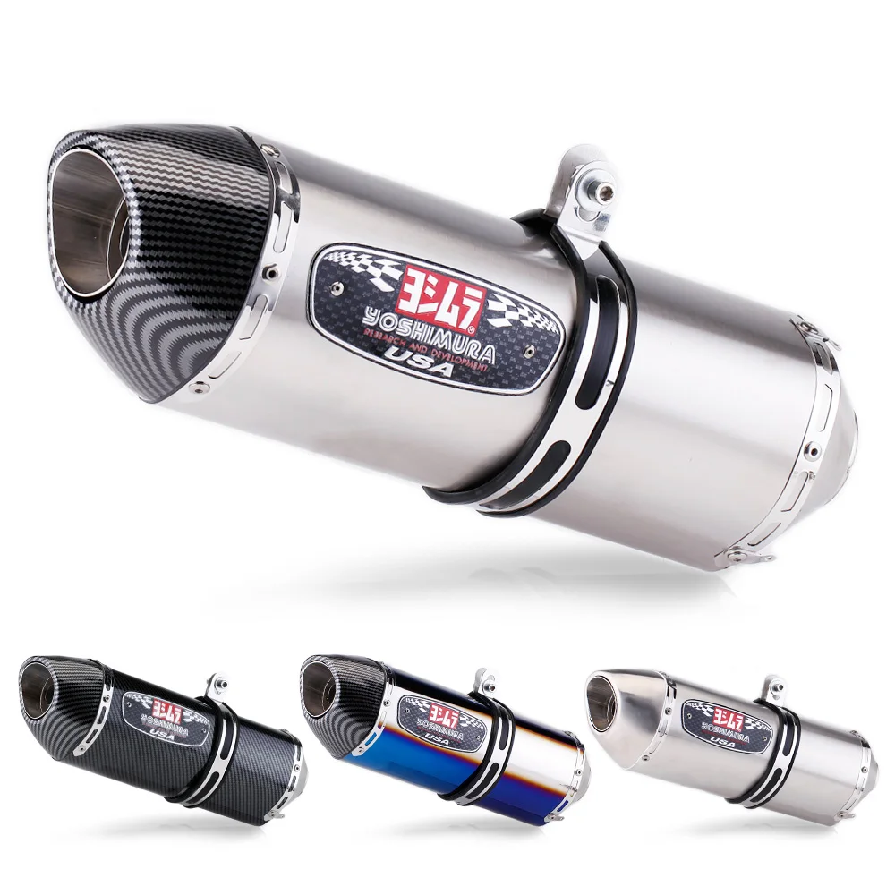 51 мм Универсальный мотоцикл yoshimura r77 Модифицированная выхлопная труба дБ убийца глушитель для honda pcx 125 150 c650gt