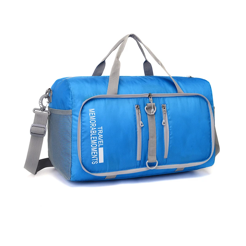 BSCI Factory Women Custom Portable Foldable Folding Duffle Travel Tote Bag for Luggage Bag Travel Luggage