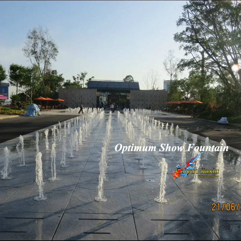 
Malaysia R & F Princess Bay Outdoor Steel Boy Girl Fountain Dry Fountain Water 