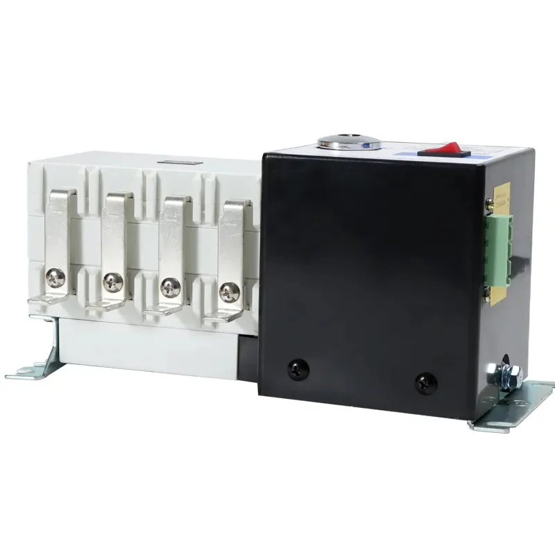 100A PC Class ATS Controller dual power automatic transfer switch with fire power generation function