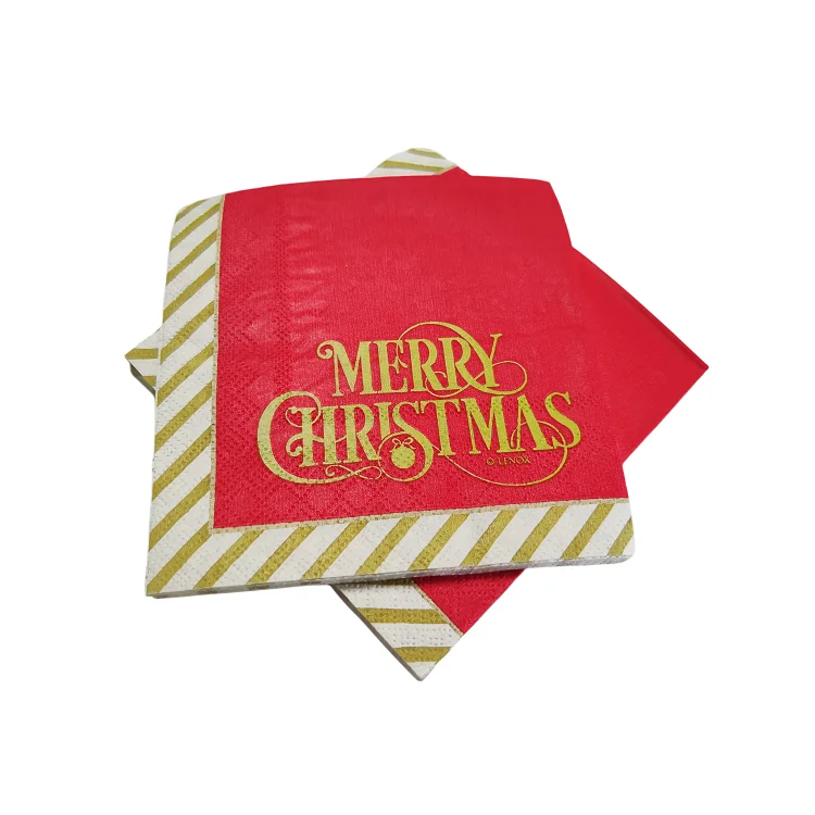 Factory price  hot selling custom size  printed color cocktail paper decoupage napkins