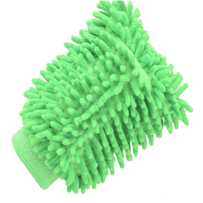Double Side Car Wash Gloves Motorcycle Vehicle Auto Cleaning