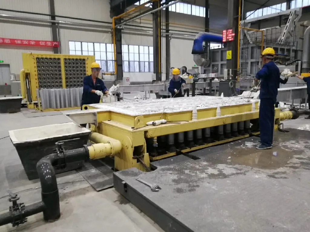 Высокое качество алюминиевых заготовок литье печь