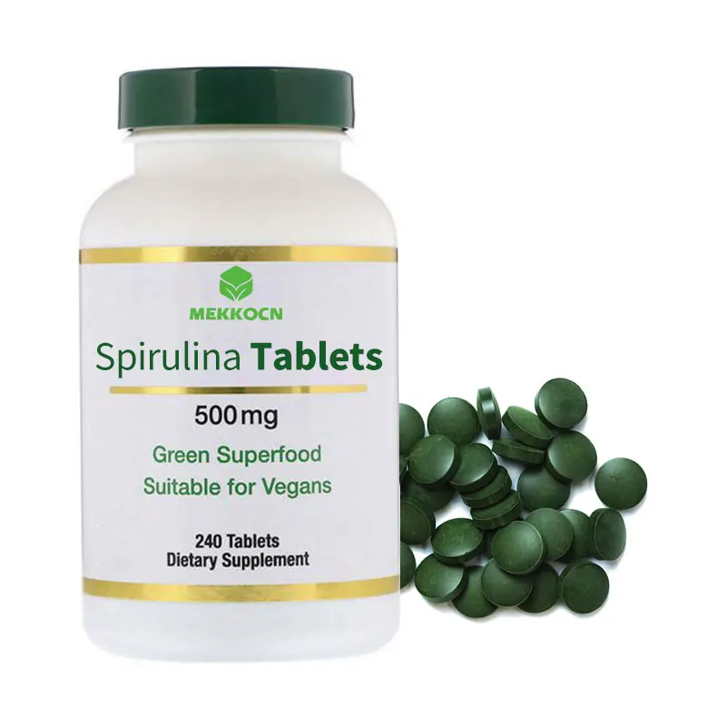 Хорошая цена спирулина в таблетках Superfood Спирулина хлорелла богатый белком витамины для взрослых