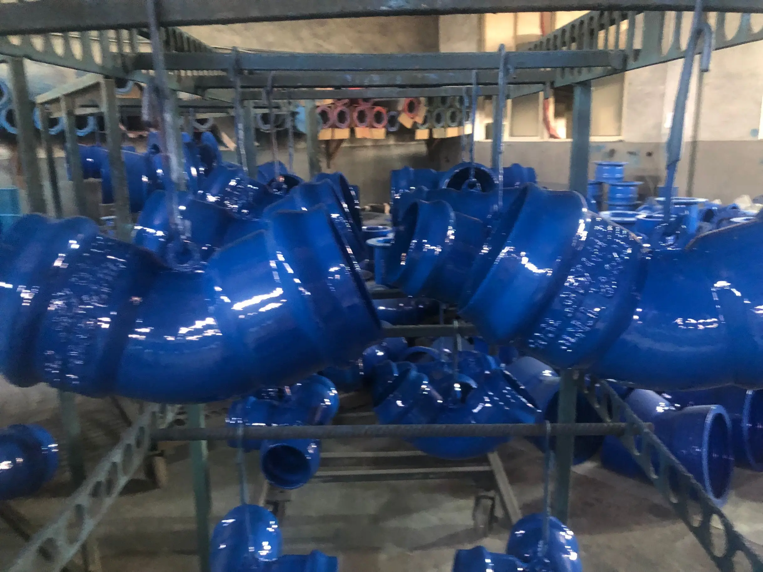 Ductile Iron Loose Flange Fittings Tee/Cross Tee/Bend/Taper/Spigot for PVC pipes