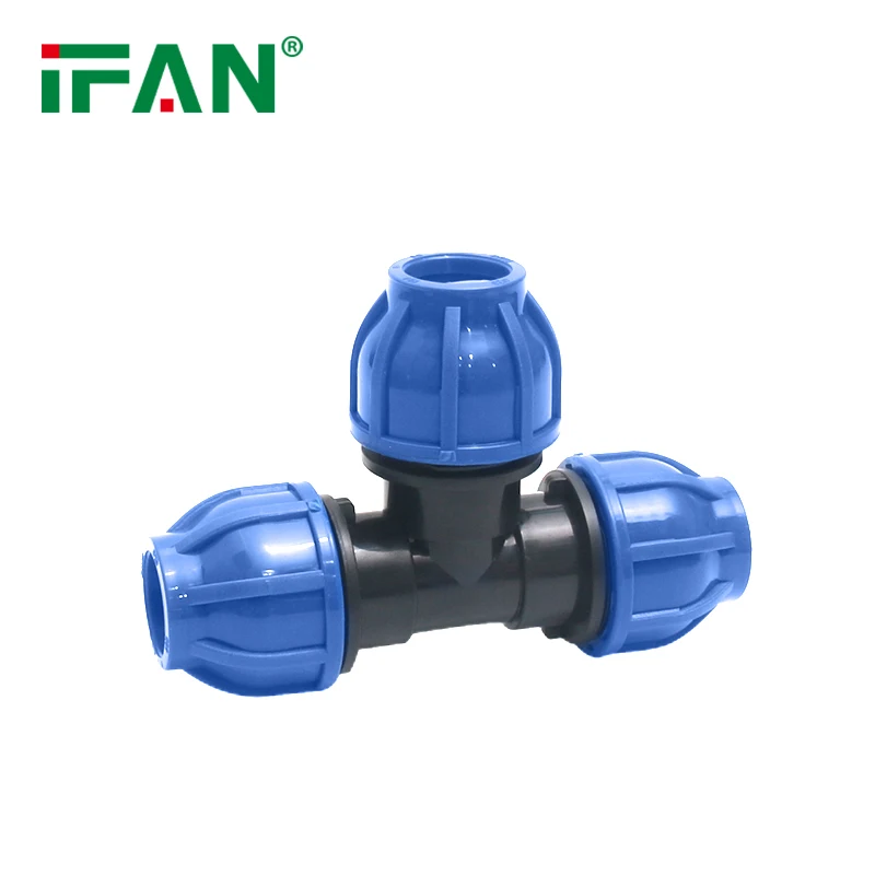 IFAN Factory 20-110MM PP Pipe Fittings Plastic Hdpe Compression Fitting