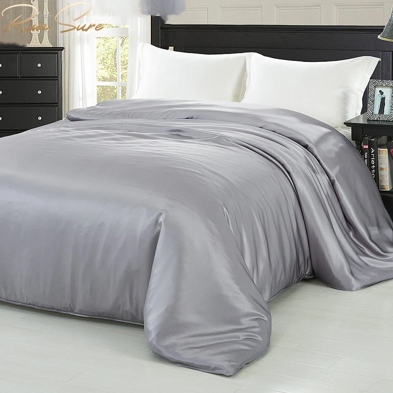 Colorful 100% Charmeuse silk 22mm Duvet Cover quilt cover