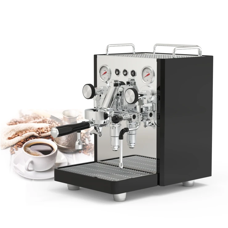 Automatic Catering Hot Coffee Maker Premium Double Boiler Stainless Steel Commercial Espresso Coffee Machine