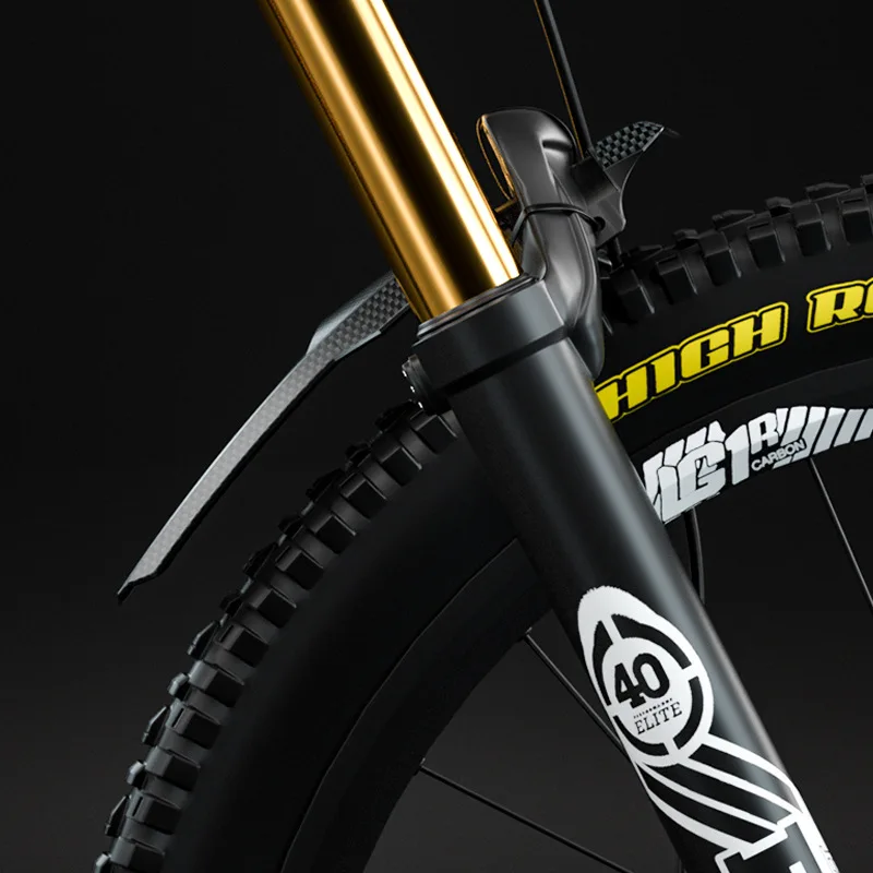 Bicycle hard shell fender Bicycle accessories mountain bike extended front and rear fender riding equipment bike mudguard