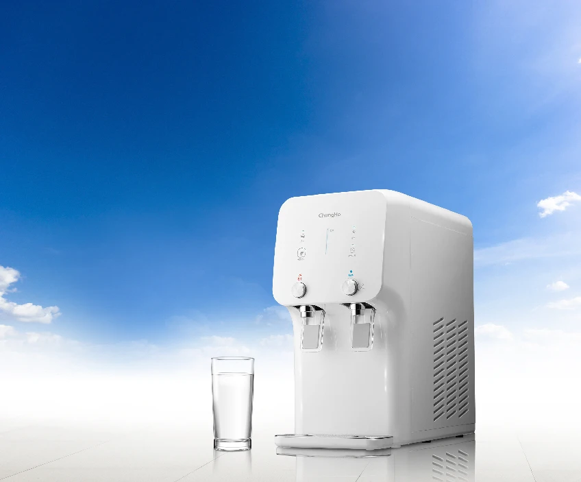 
Compact 450 Reverse Osmosis, Counter-top, Desktop Water Dispenser, Purifier, Cooler with Hot, Cold and Ambient Water 