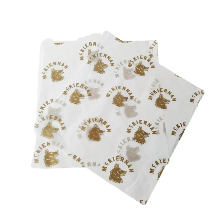 
Custom Printed Hot Dog Sandwich Food Packaging Disposable Burger Wrapping Paper 