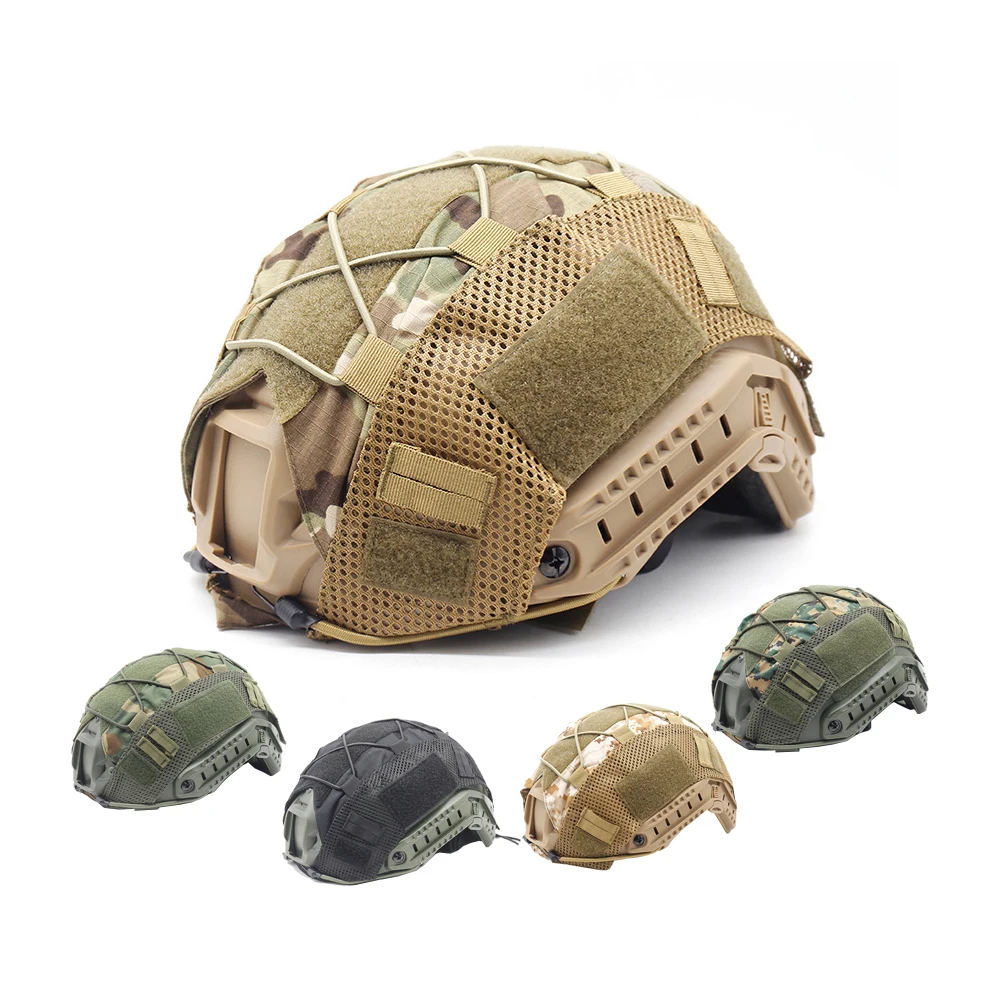 Tactical Molle Helmet Cloth MC camouflage CS Game Helmet Cover