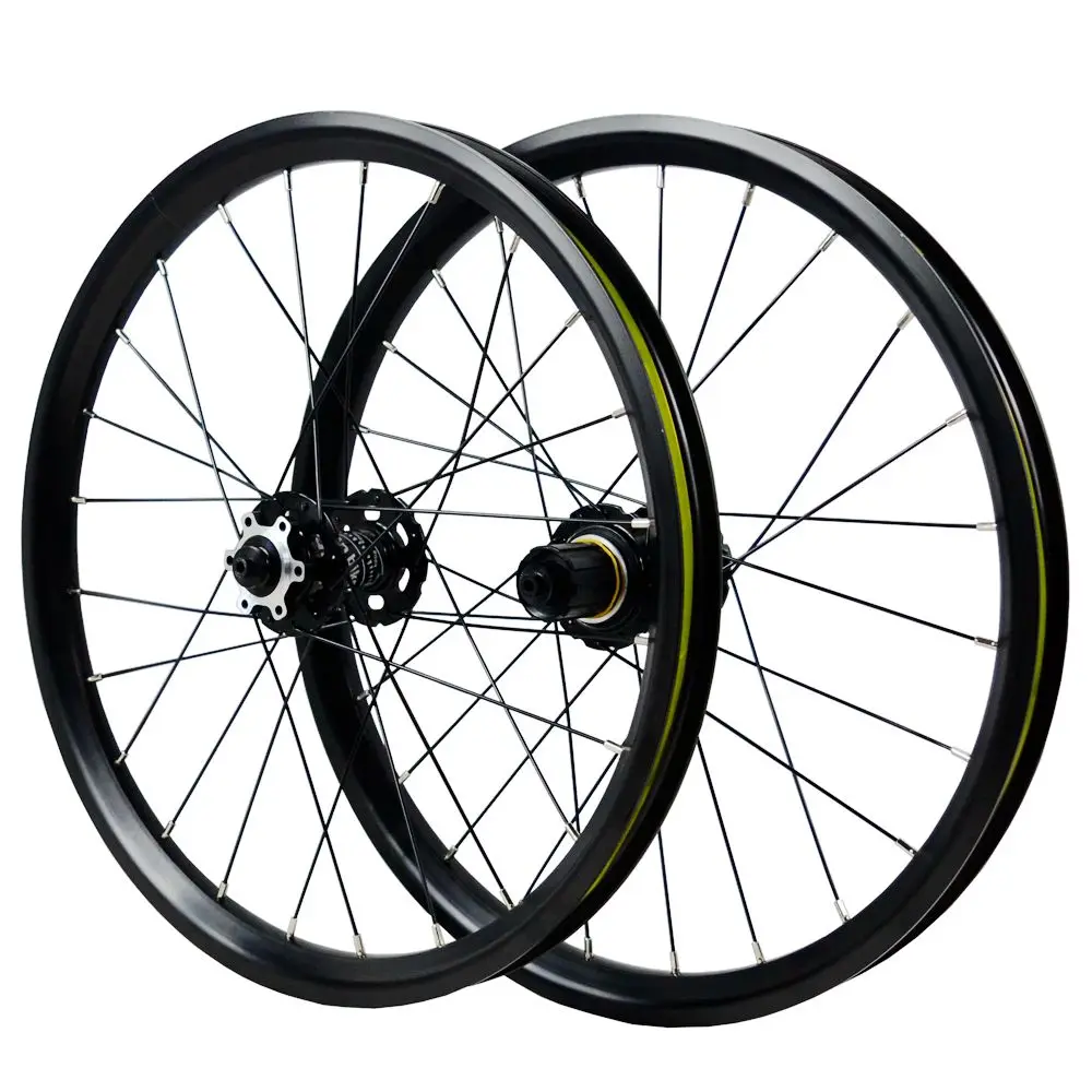 20 inch 406 Mountain Bike Wheels 20' MTB Bicycle hubs 24Holes Disc Brake 7/12 Speed front2 rear4 bearings Alloy Wheelset 6nails