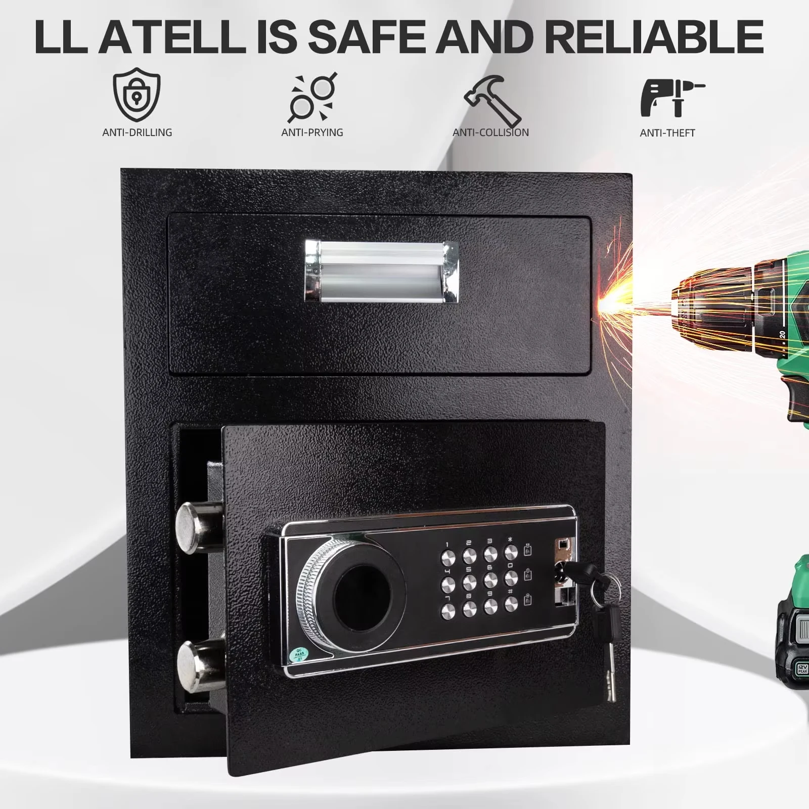 Manufacturer Numeric keypad security key lock security safe