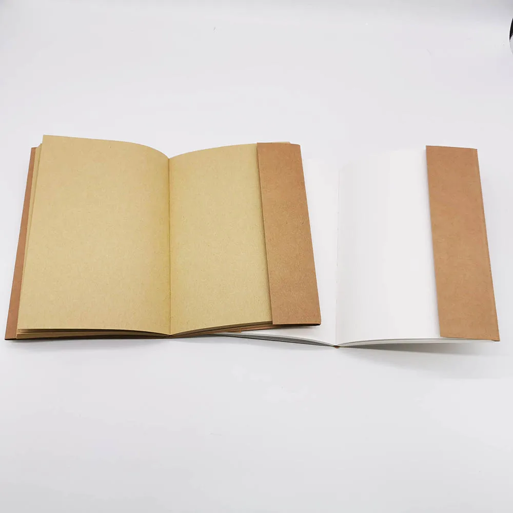 Экологичная книга с бумажными композициями модная художественная школа скетчбук A5 из крафт-бумаги пустой