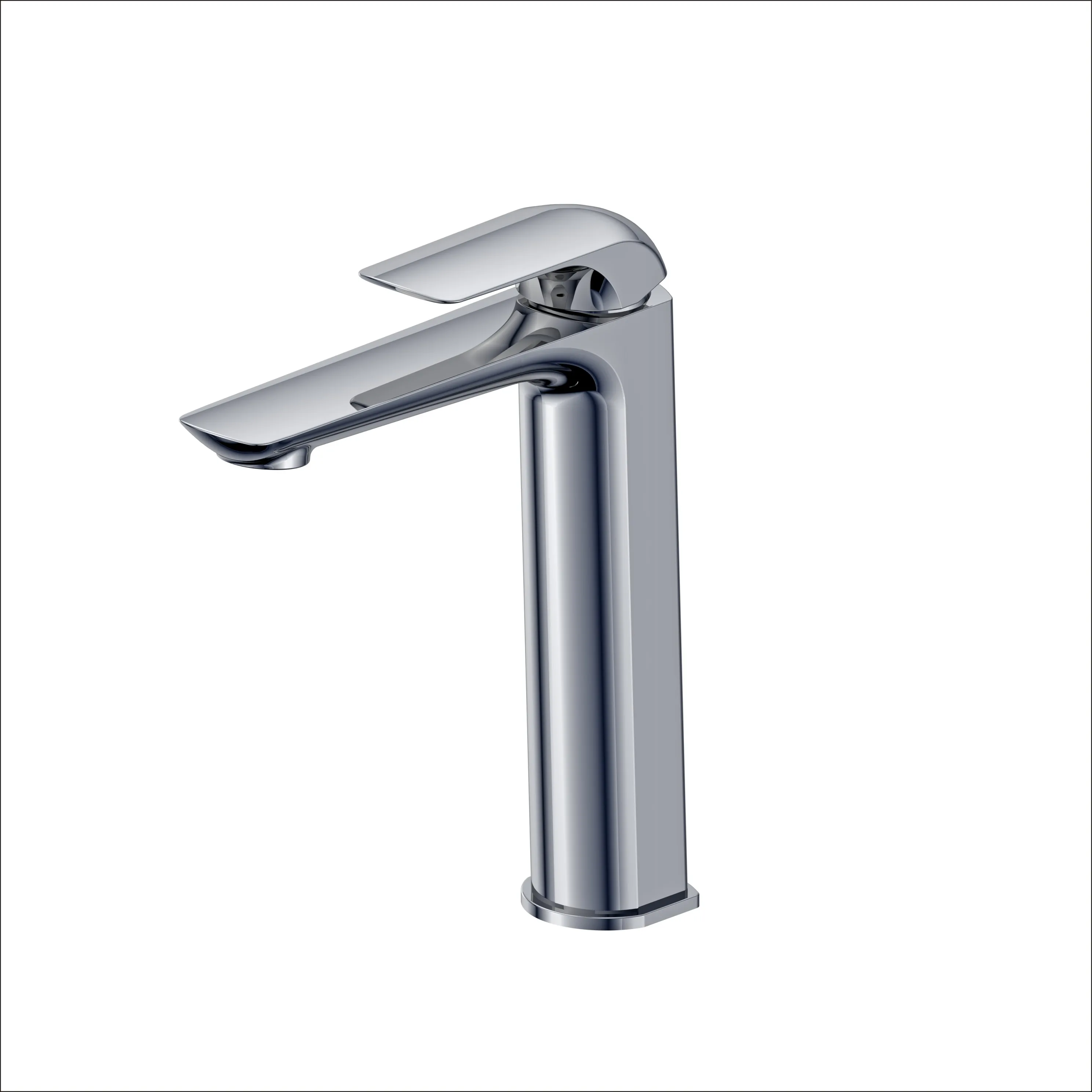 
SF-0102 SINGLE LEVER WASHBASIN MIXER DECK MOUNTED WATER TAPS LONG NECK FAUCET 
