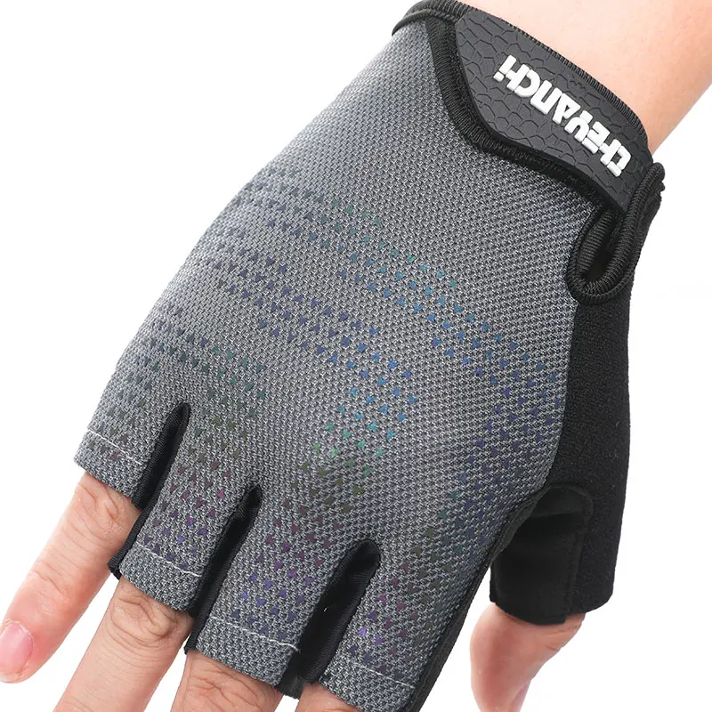New Type Ease Palm Fatigue Cycling Grey Bike Unisex Bicycle Gloves