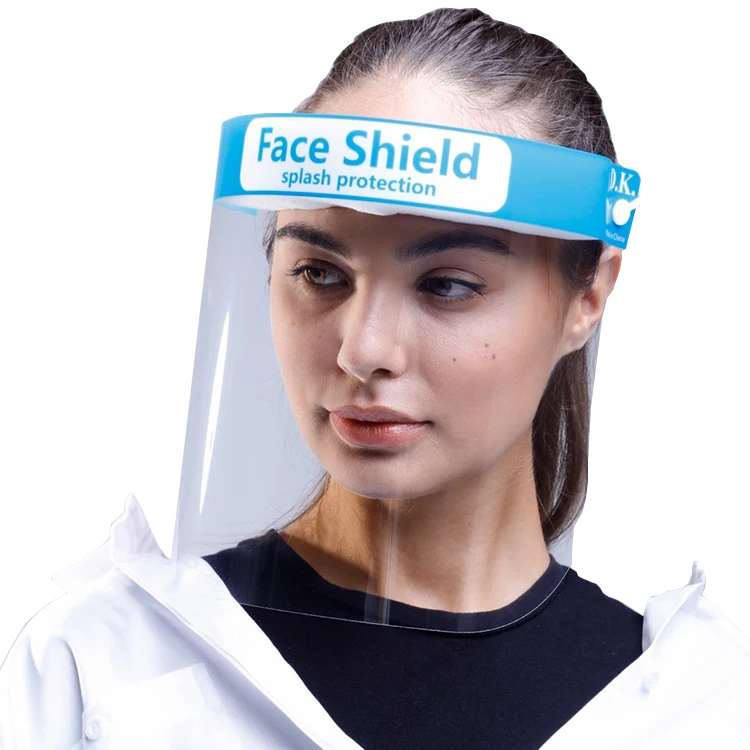 Safety Face Shield, All-Round Protection Headband with Clear Anti-Fog Lens, Lightweight  Shield with Stretchy Elastic Band