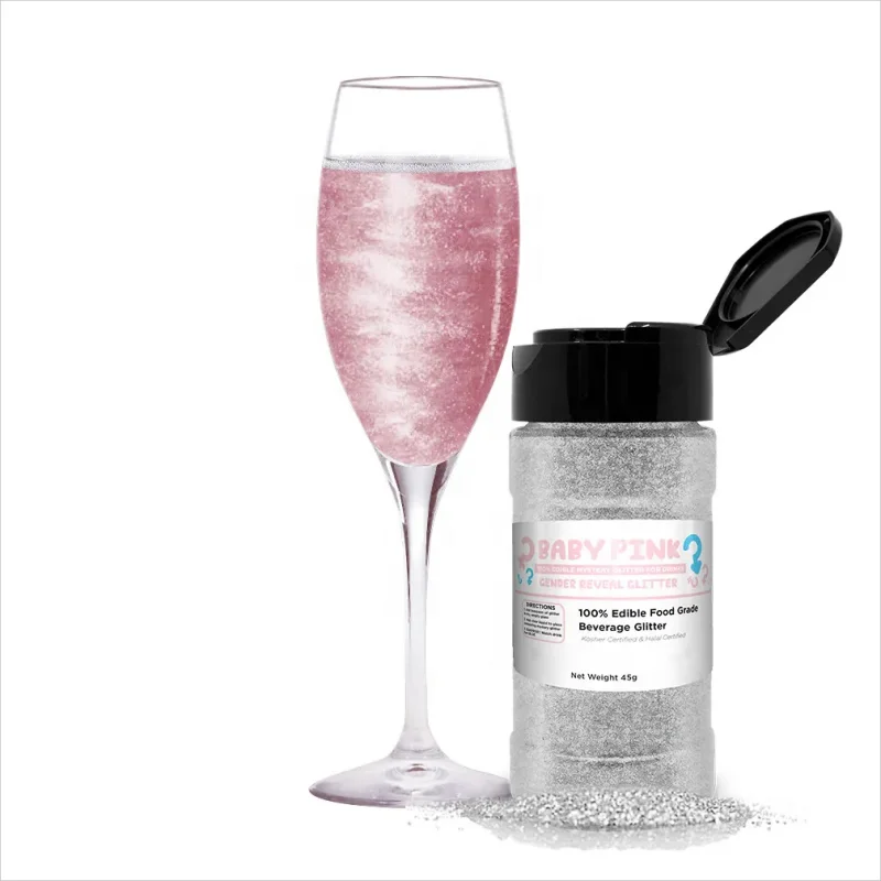 Fascinating Color Changing Edible Luster Dust Glitter Pigment For Drink Beverage Beer Cocktails