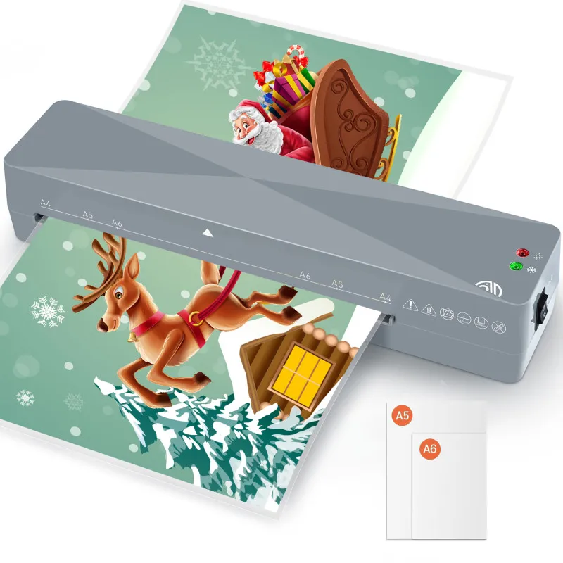 Wholesale Price Portable ABS Manual Release Lever Hot Cold Laminating A4 Pouch  Laminator Machine