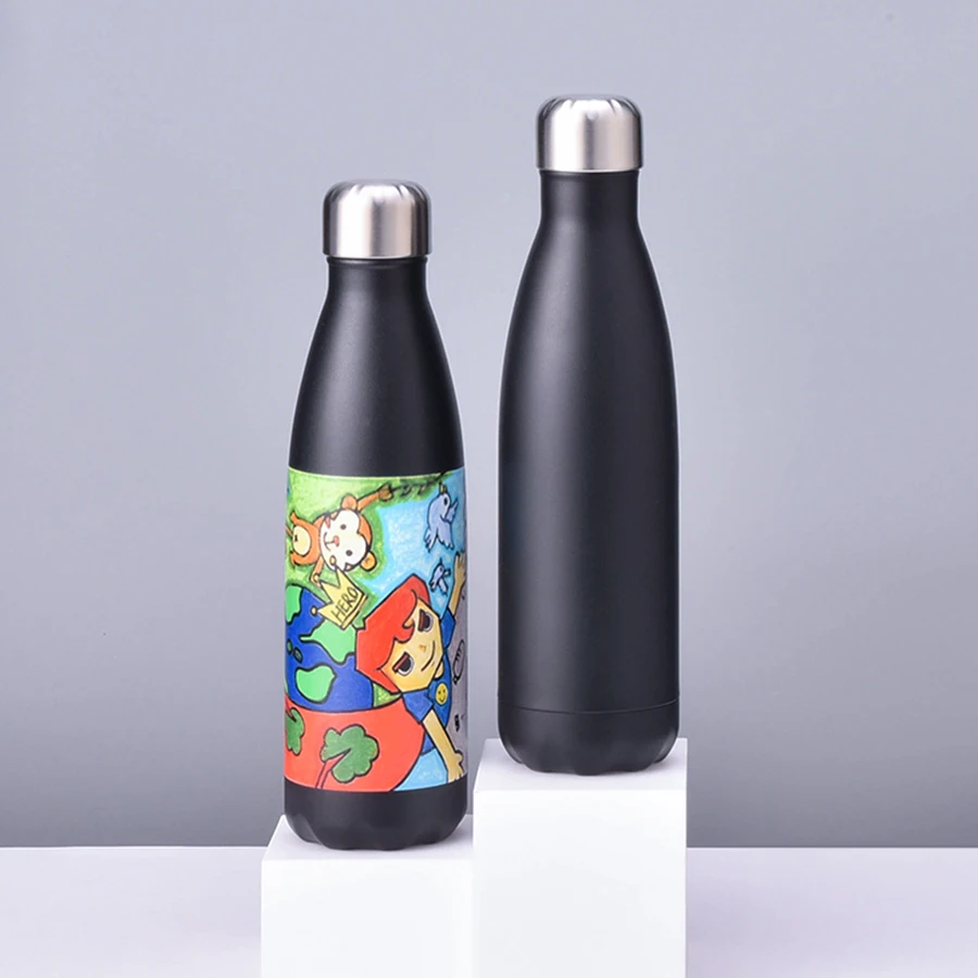 18 Oz Double Wall Stainless Steel Insulated Vacuum Flask