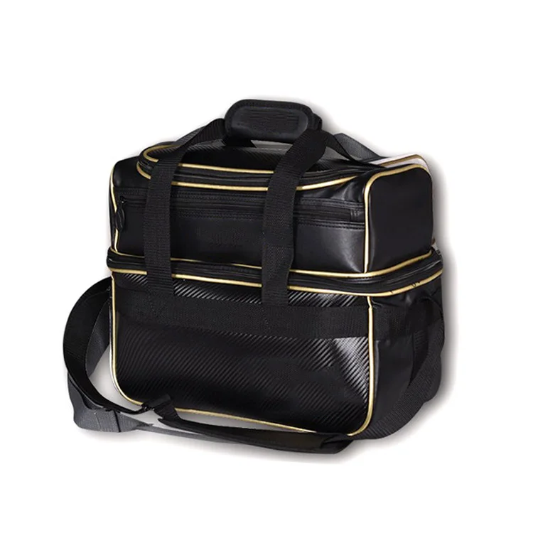 Fast Shipping Brand Design Quality Leather  Bowling Bag Can Hold 3 Balls