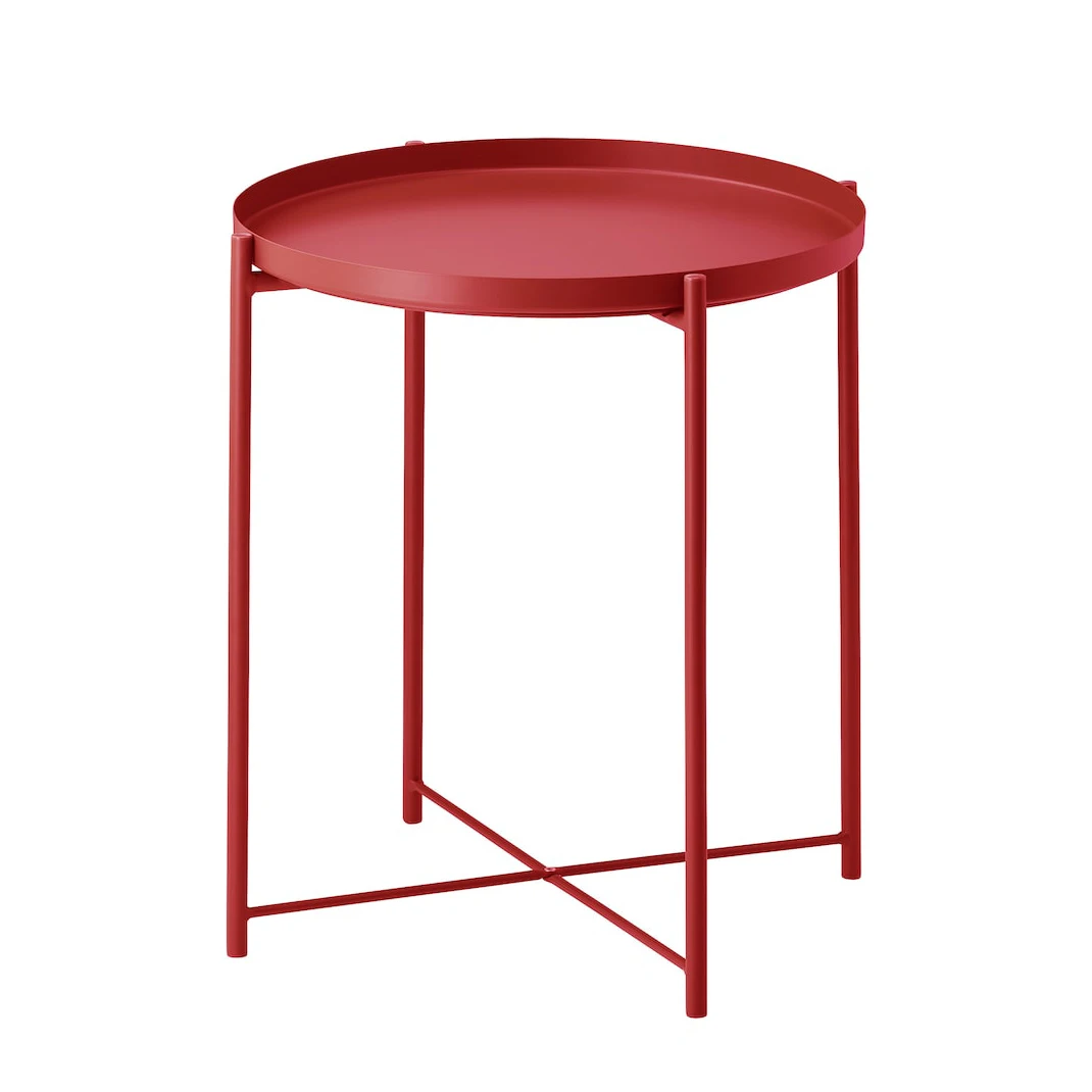 Cheap Portable Metal Frame Round Modern Center Tea Side Coffee Table