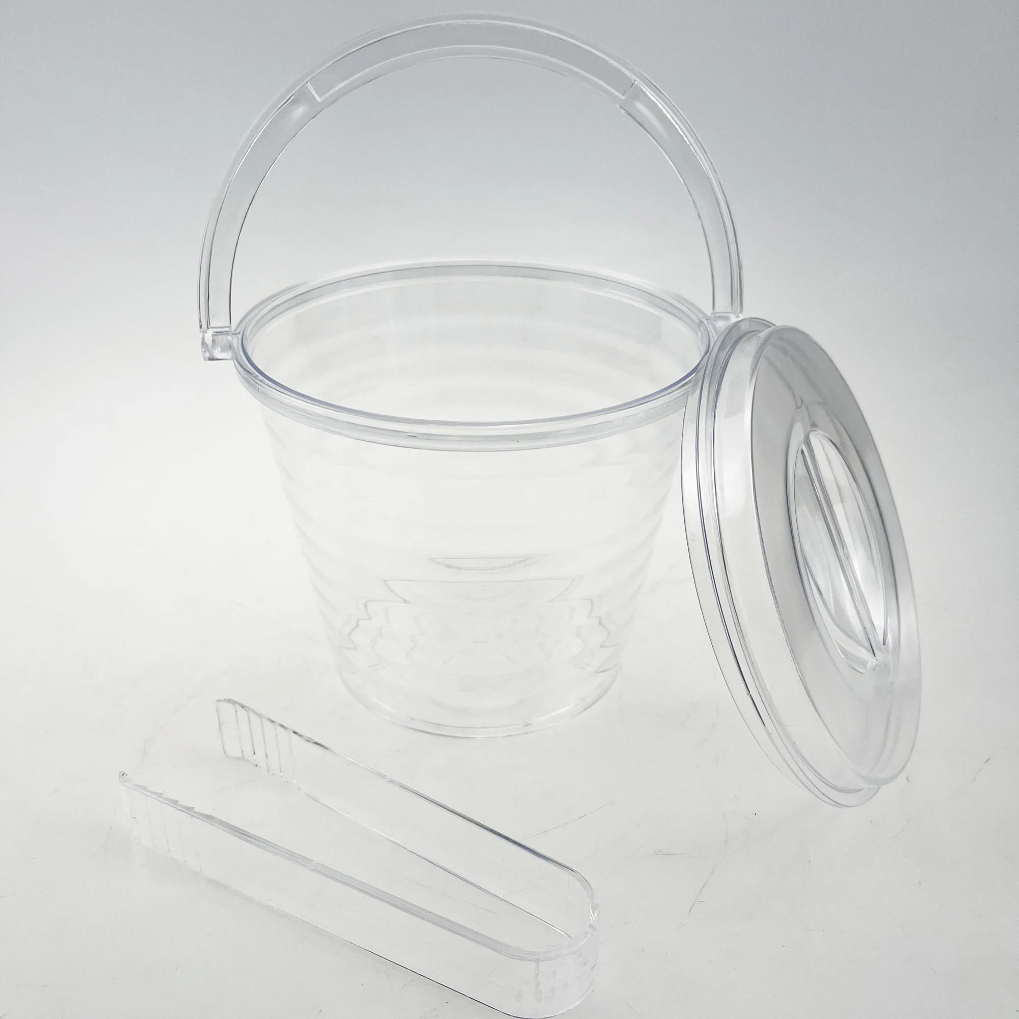 ice bucket with tongs and plastic ice cubes beer cooler wholesale