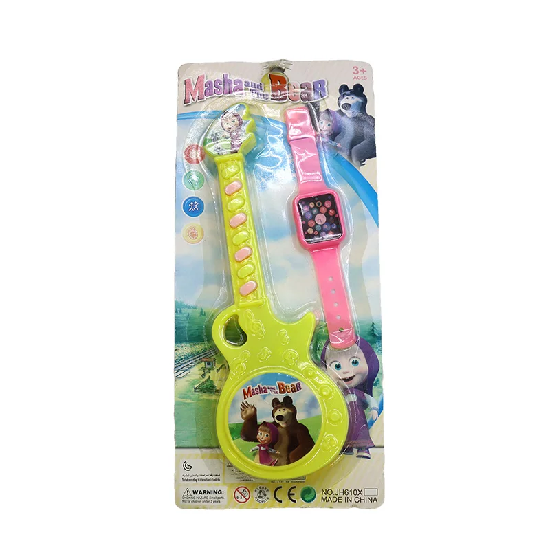 other pretend play & preschool promotion play house for kids plastic guitar toy watch role play toys for children