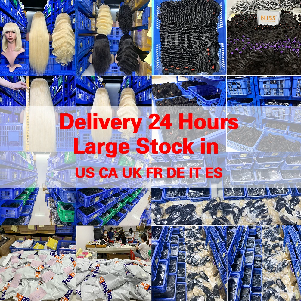 Bliss US CA Free Shipping Short Bob Wigs Human Hair Lace Front Bob Wigs Ship From US IN STOCKS