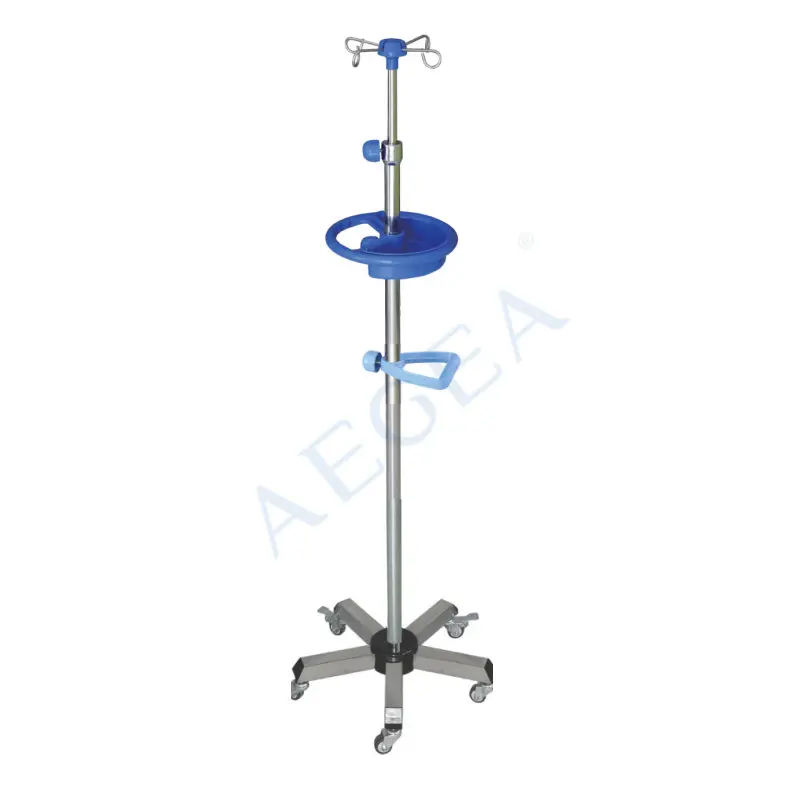 AG-IVP008 best selling portable IV pole stand flexible infusion medical
