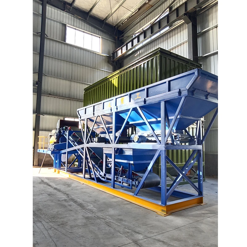 Chinese Mobile Batching Concrete Machinery Price Betonniere Construction Manufacturing Plant HZS25 Concrete Batching Plant