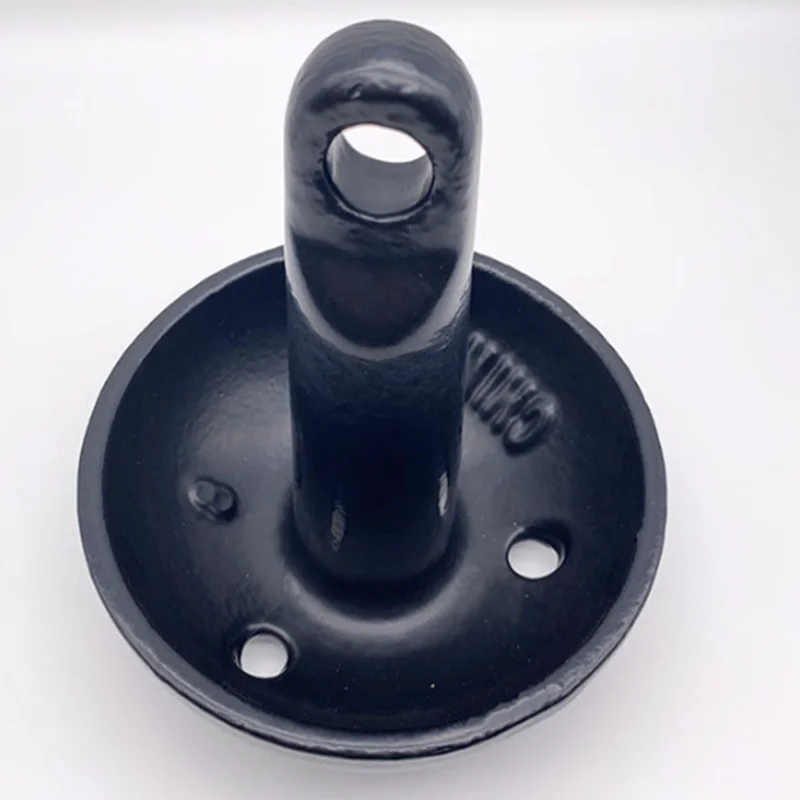 Qingdao allshine Cast Iron Mushroom Anchor, 8-Pounds, Aluminum-Plated Silver Finish,Black