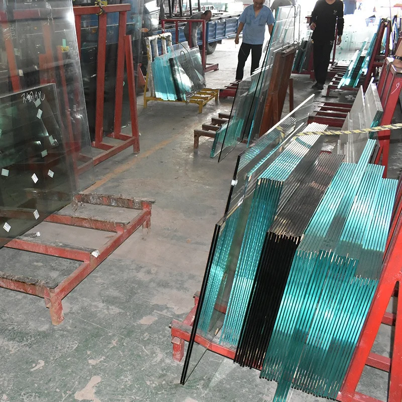 Factory direct sale custom size and thickness clear float glass sheets for door and window