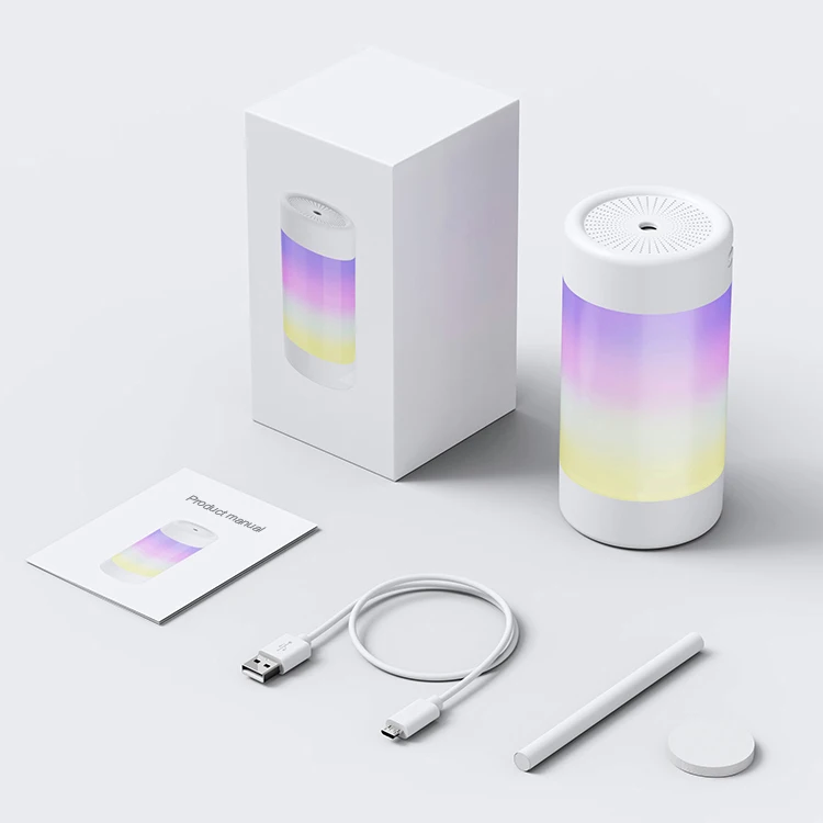 Room Rechargeable Air Humidifier 300ml Ultrasonic Cool Mist Spray Humidificador Portable Mini USB Humidifier For Bedroom