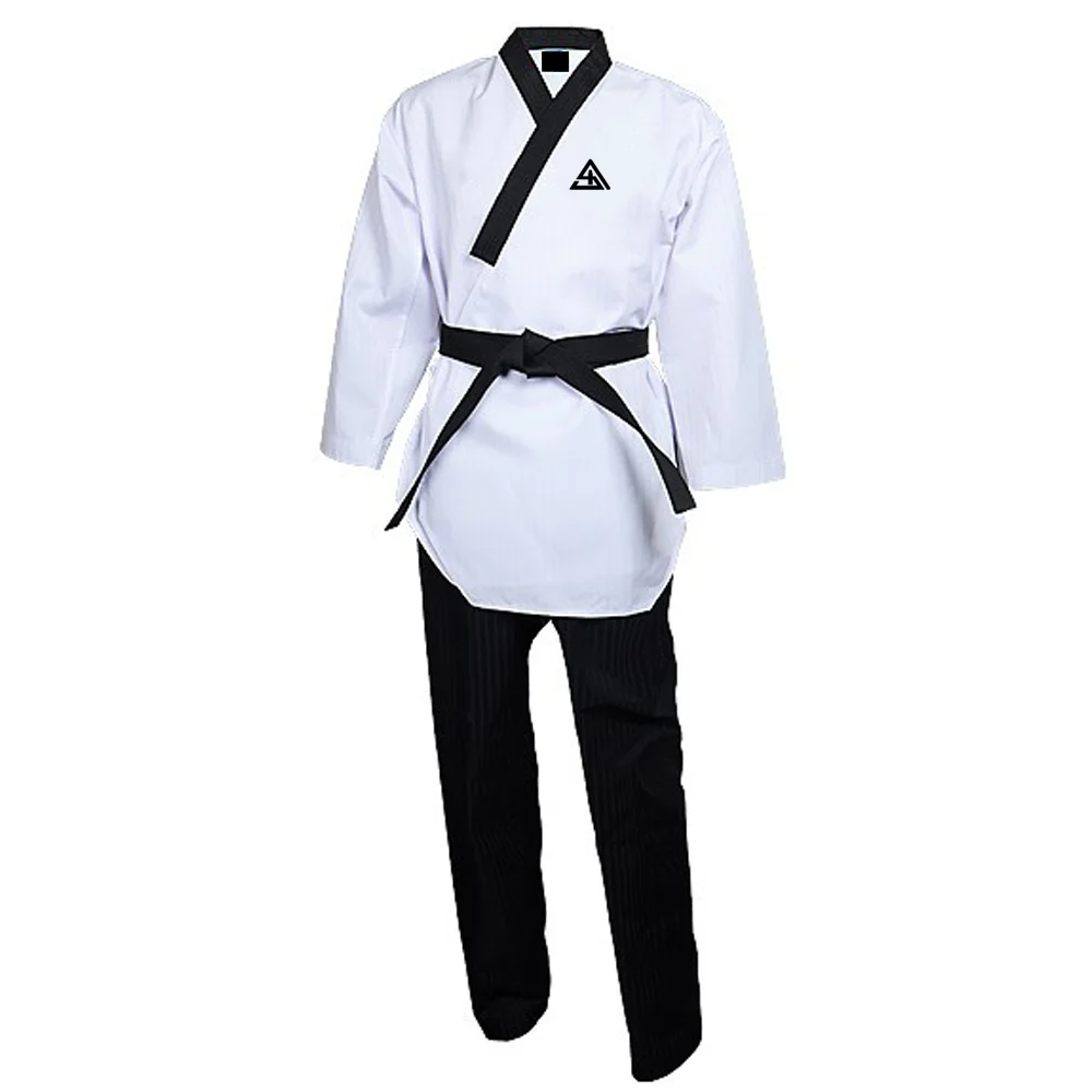 
Pakistan Made High Quality Fight Training Taekwondo Uniform Hot Sale Martial Arts Taekwondo Uniform In white color 
