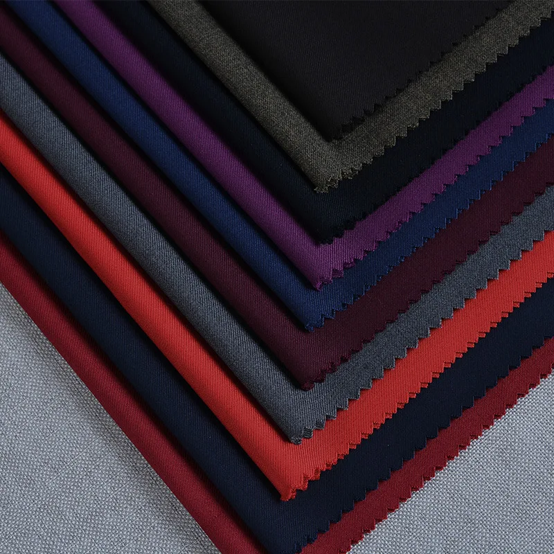
Hot sale TR 80% Polyester 20% Rayon Blend Serge Fabric for Uniform 