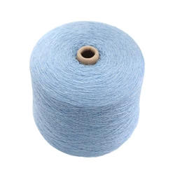 Wholesale cheap stock cone yarn 2/26s 100% wool fancy yarn knitting yarn