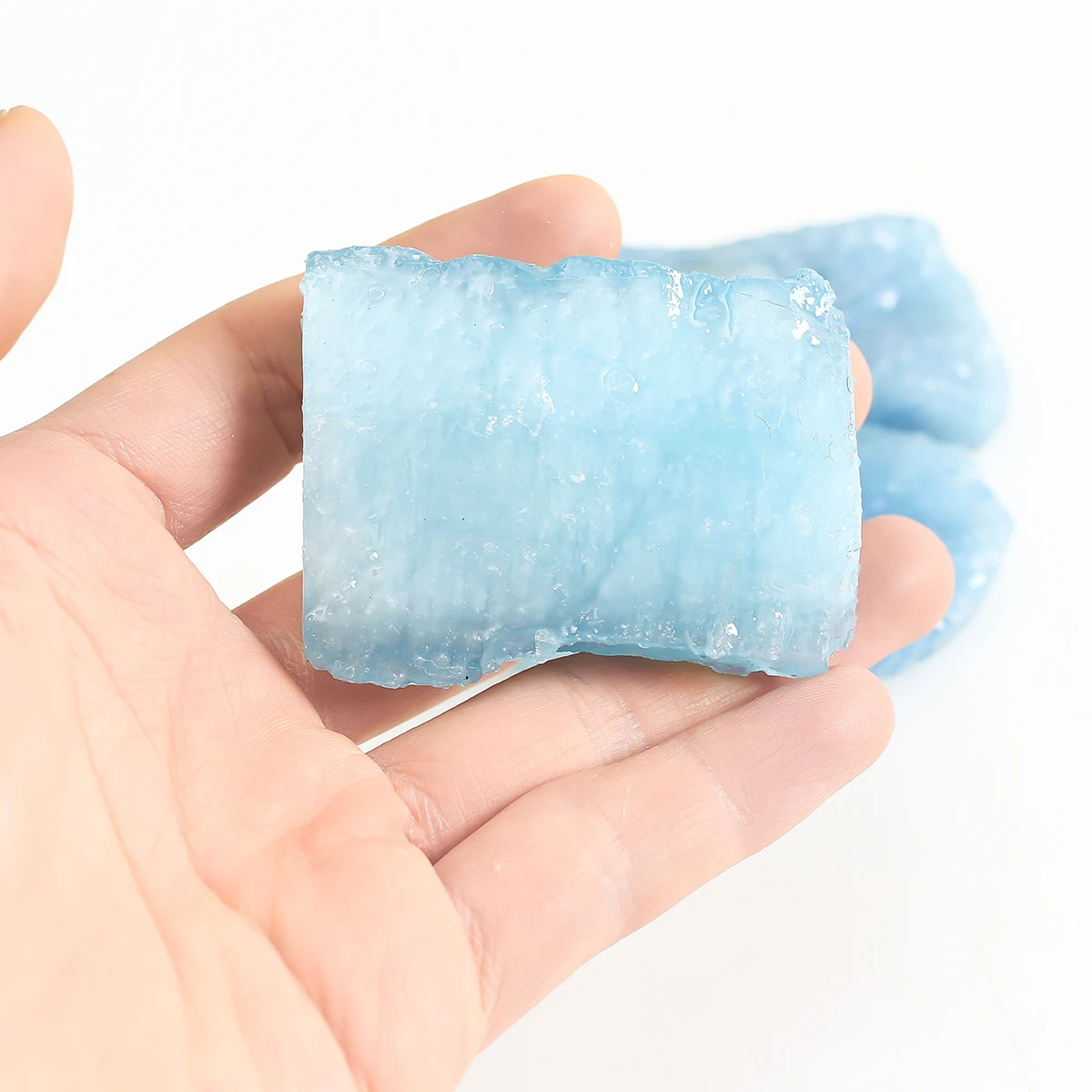 Wholesale Natural High Quality aquamarine Raw Semi Precious stone For Healing