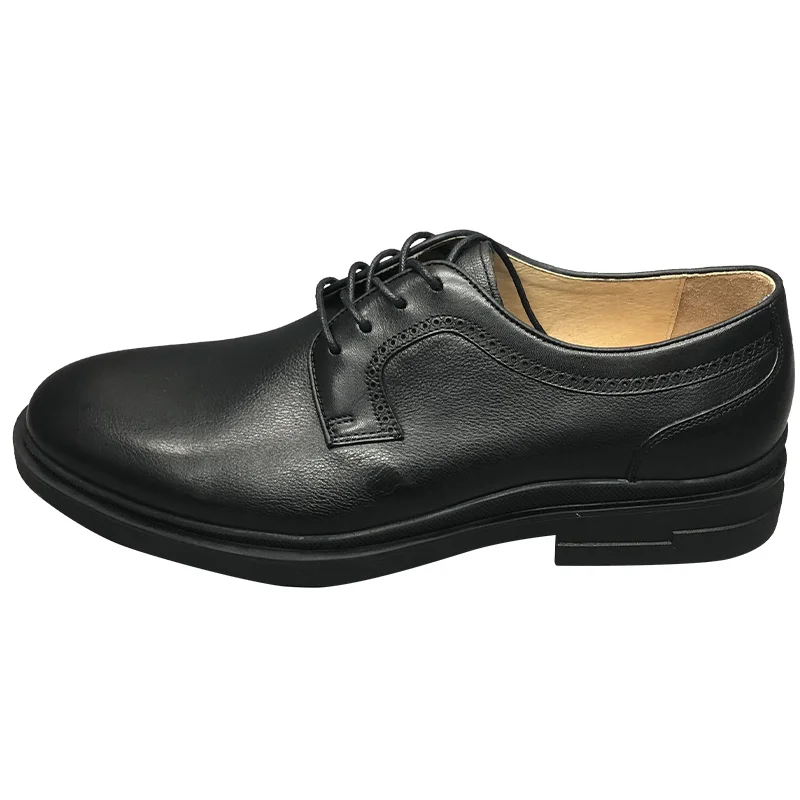 Wholesale custom soft comfort rubber sole special leather men drees shoes
