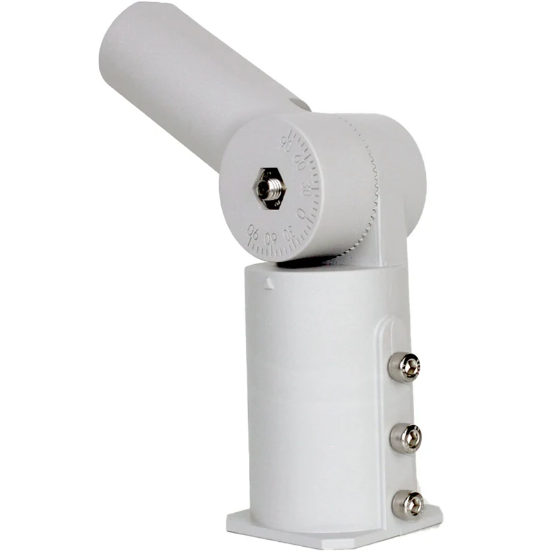 Die-casting aluminum led street light stainless steel square tube solar top vertical pole mounting brackets fitting